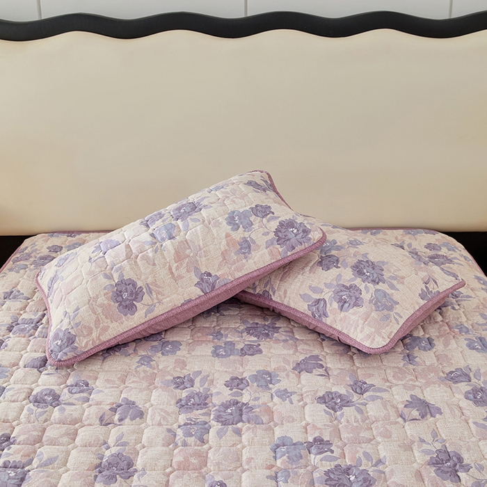 91家纺网 家纺一手货源 找家纺 圣比熊 2025新款原麻夹棉枕套加厚枕套宿舍单人枕芯套三层加厚枕头套内胆套 东方墨兰