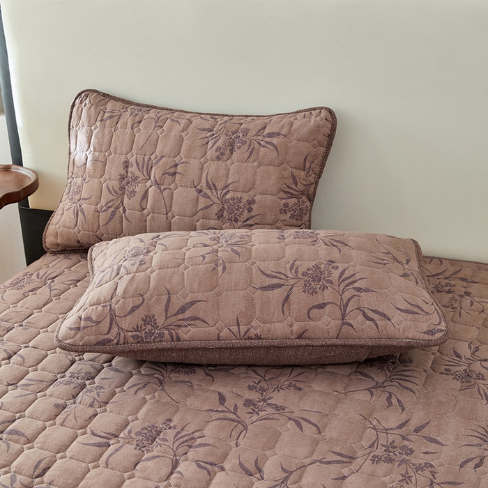 圣比熊 2025新款原麻夹棉枕套加厚枕套宿舍单人枕芯套三层加厚枕头套内胆套 素锦