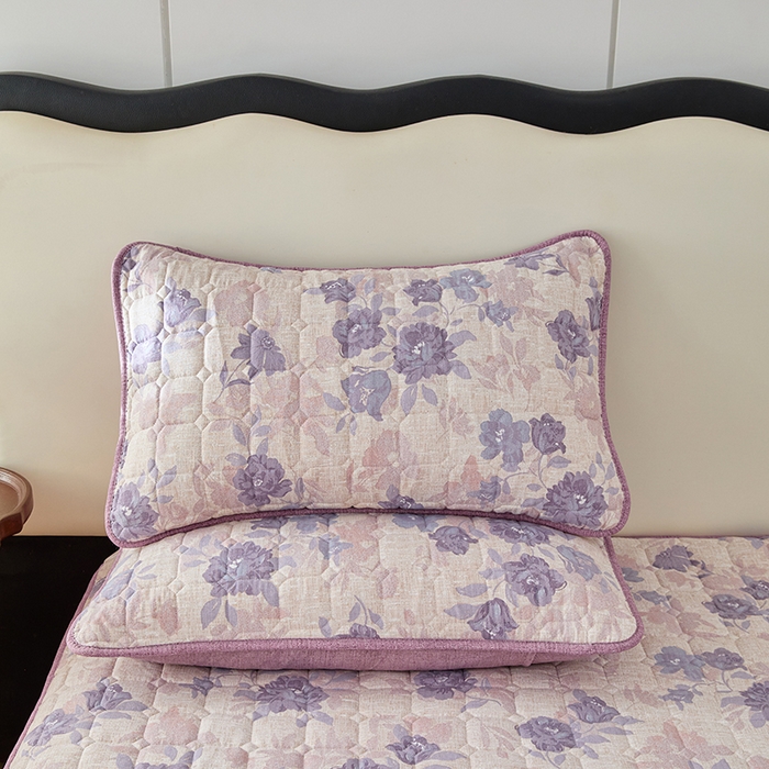 91家纺网 家纺一手货源 找家纺 圣比熊 2025新款原麻夹棉枕套加厚枕套宿舍单人枕芯套三层加厚枕头套内胆套 东方墨兰