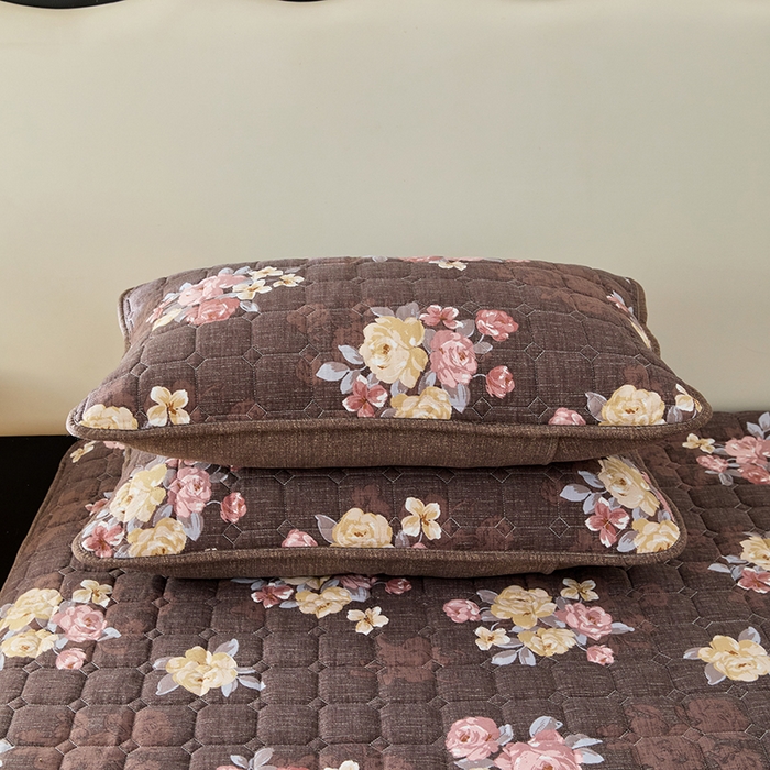 91家纺网 家纺一手货源 找家纺 圣比熊 2025新款原麻夹棉枕套加厚枕套宿舍单人枕芯套三层加厚枕头套内胆套 繁花