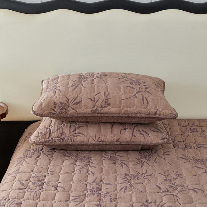 91家纺网 家纺一手货源 找家纺 圣比熊 2025新款原麻夹棉枕套加厚枕套宿舍单人枕芯套三层加厚枕头套内胆套 素锦