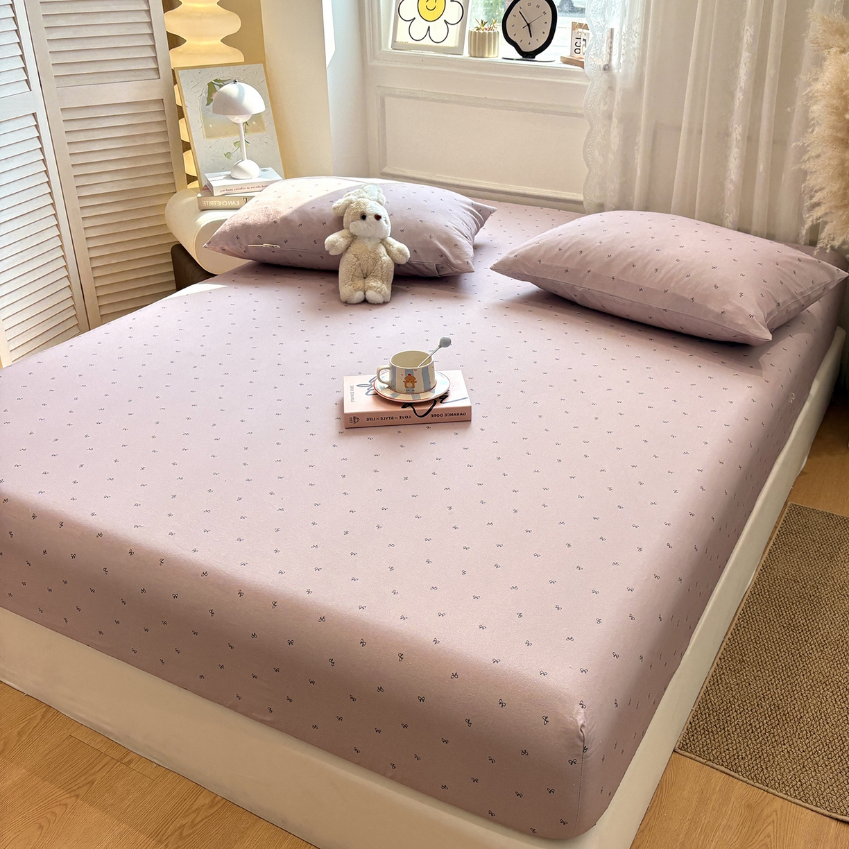 91家纺网 家纺一手货源 找家纺 （总）居眠 2025新款A类全棉磨毛印花床笠