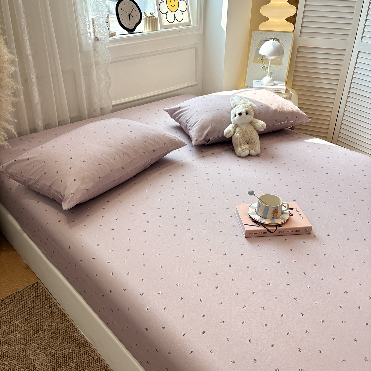 91家纺网 家纺一手货源 找家纺 （总）居眠 2025新款A类全棉磨毛印花床笠