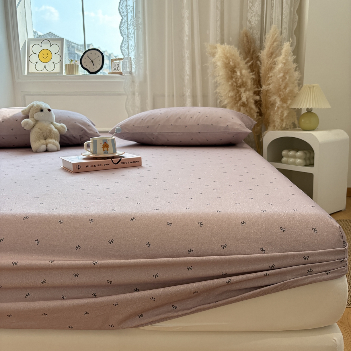 91家纺网 家纺一手货源 找家纺 （总）居眠 2025新款A类全棉磨毛印花床笠