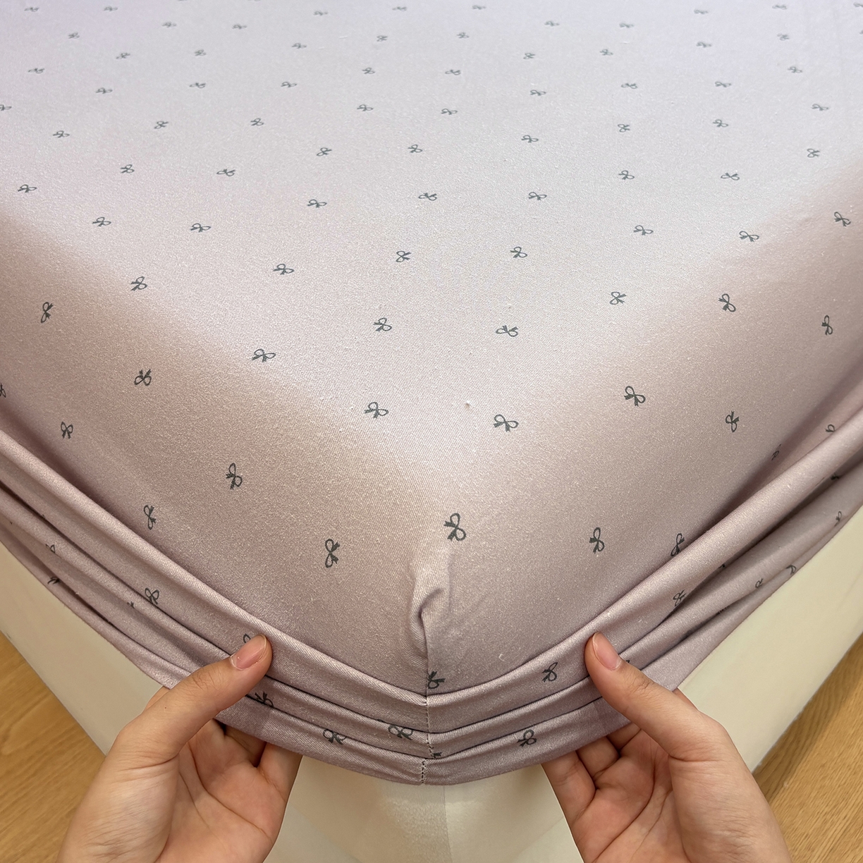 91家纺网 家纺一手货源 找家纺 （总）居眠 2025新款A类全棉磨毛印花床笠