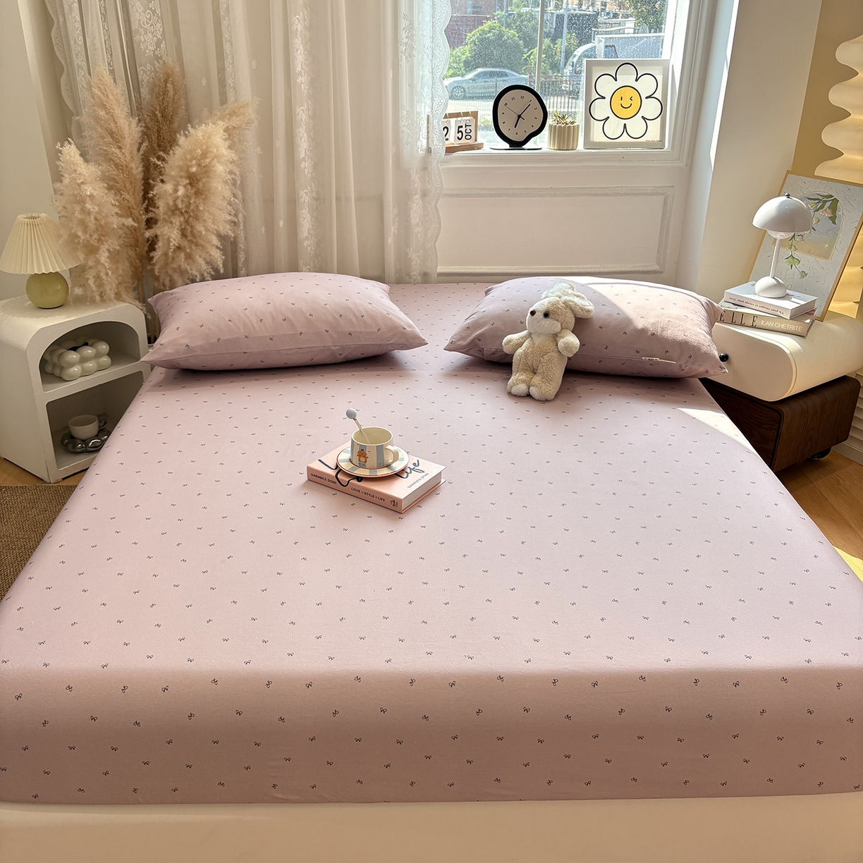 91家纺网 家纺一手货源 找家纺 （总）居眠 2025新款A类全棉磨毛印花床笠