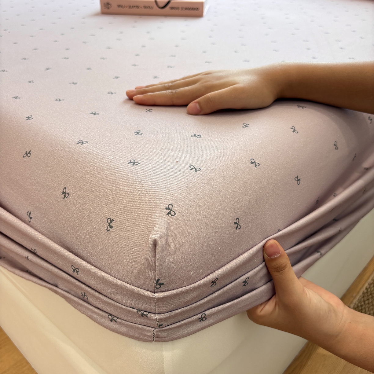 91家纺网 家纺一手货源 找家纺 （总）居眠 2025新款A类全棉磨毛印花床笠