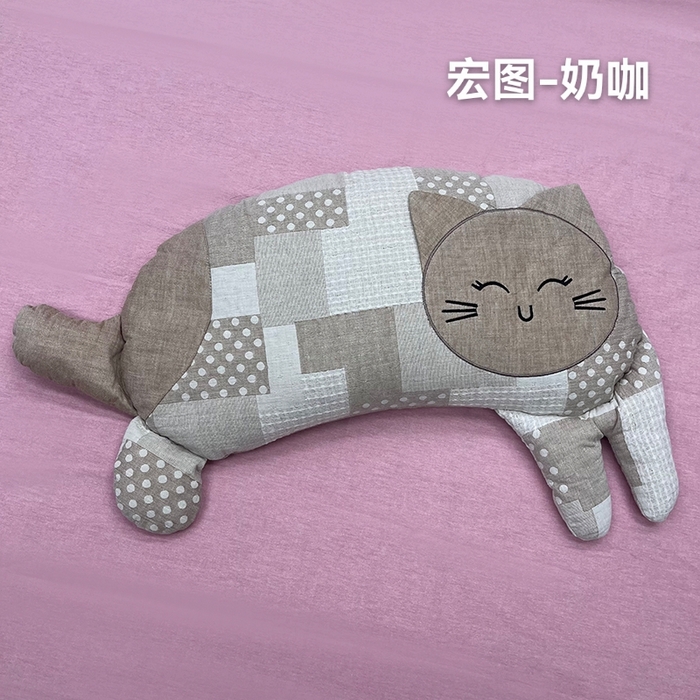 鲁爱家纺供货 2025秋冬新款荞麦枕（可拆洗枕芯+枕套） 宏图-奶咖