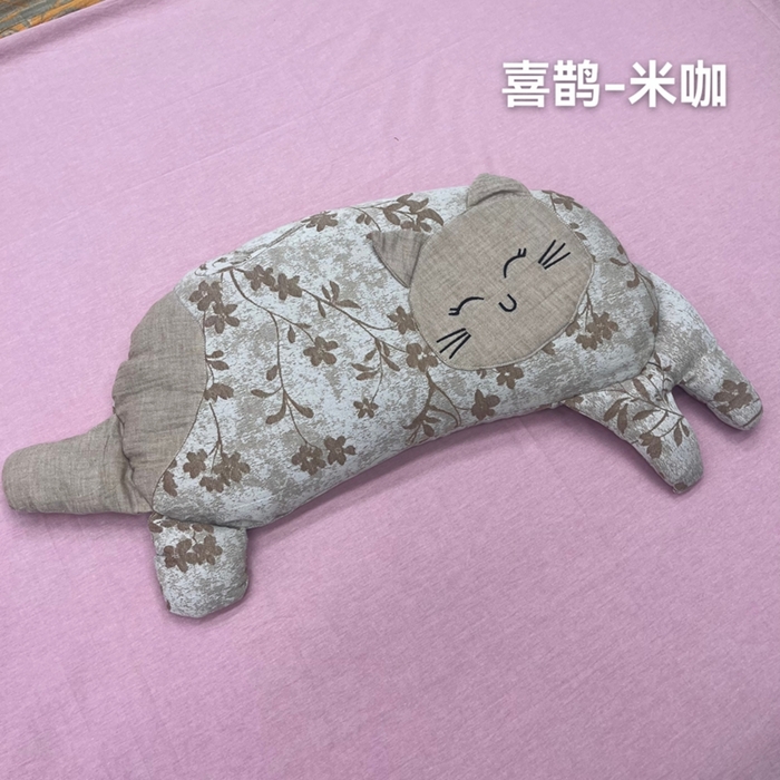 鲁爱家纺供货 2025秋冬新款荞麦枕（可拆洗枕芯+枕套） 喜鹊-米咖