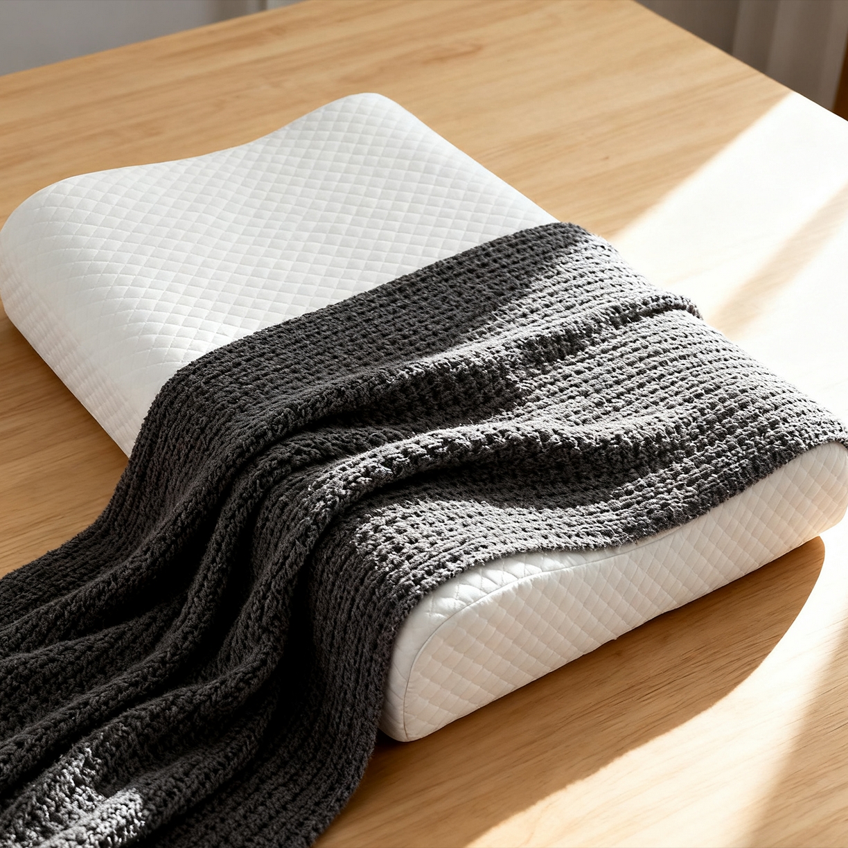 91家纺网 家纺一手货源 找家纺 （总）安力森/诚臻酒店用品 2025新款记忆棉护颈枕｜从儿童到成人 全年龄段颈椎呵护