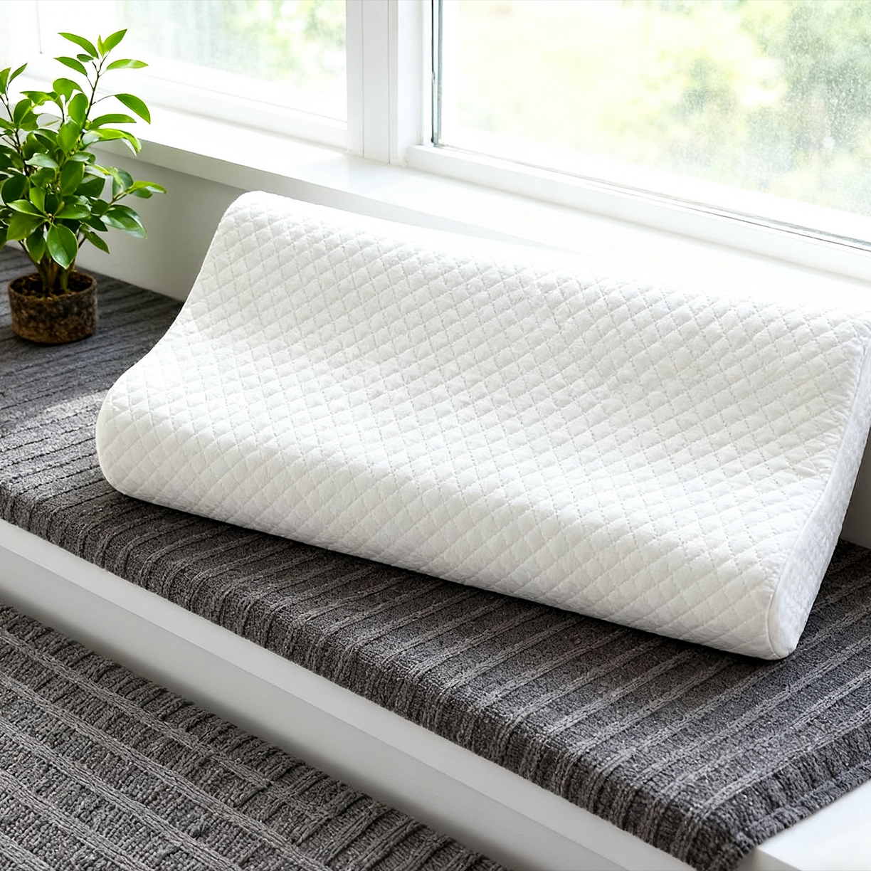 91家纺网 家纺一手货源 找家纺 （总）安力森/诚臻酒店用品 2025新款记忆棉护颈枕｜从儿童到成人 全年龄段颈椎呵护