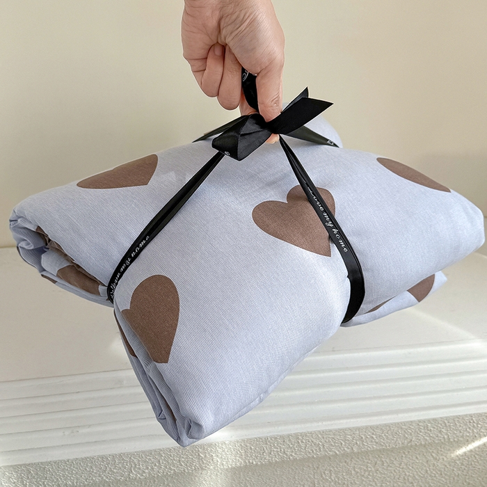 91家纺网 家纺一手货源 找家纺 （总）竹合家纺 2025秋冬新款加厚磨毛色织暖绒系列针织四件套高克重