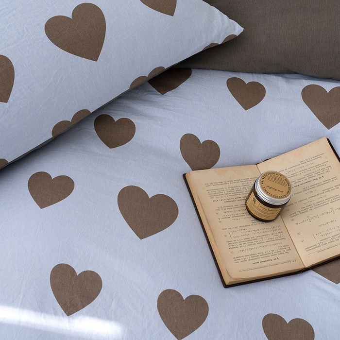 91家纺网 家纺一手货源 找家纺 竹合家纺 2025秋冬新款加厚磨毛色织暖绒系列针织四件套高克重 心动咖