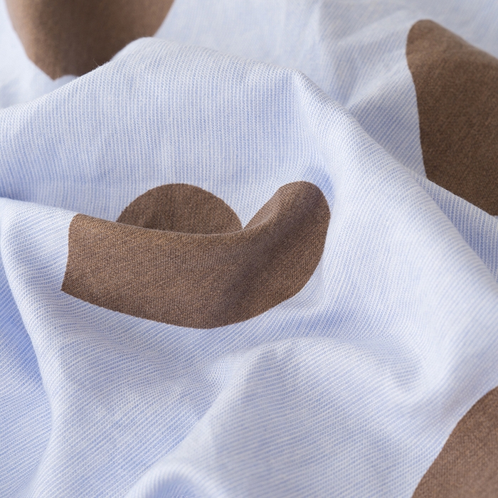 91家纺网 家纺一手货源 找家纺 竹合家纺 2025秋冬新款加厚磨毛色织暖绒系列针织四件套高克重 心动咖