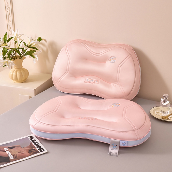 91家纺网 家纺一手货源 找家纺 （总）仁宇枕业 2025新款新品 硅MI-硅胶护颈枕学生枕头成人枕头枕芯