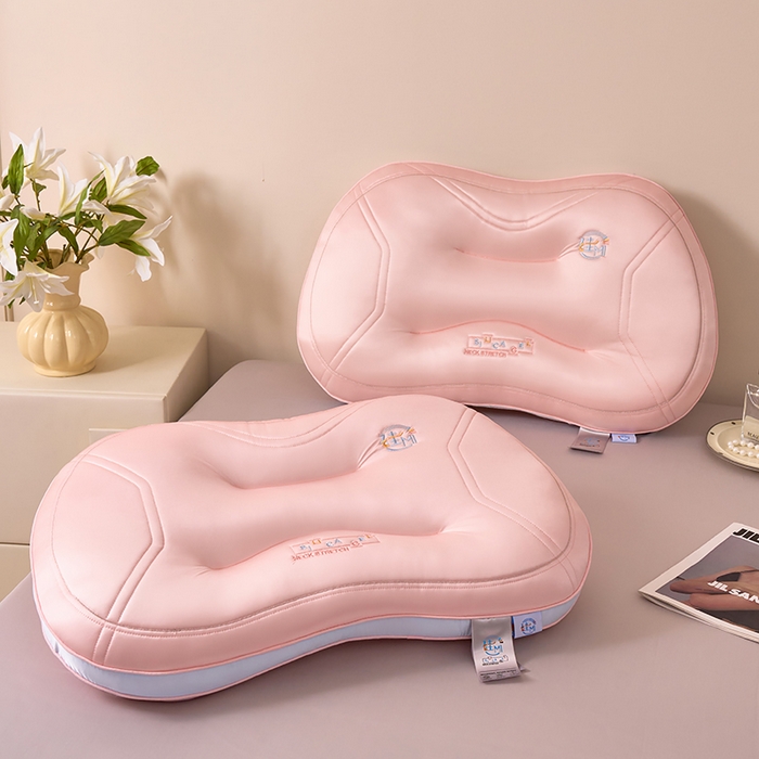 91家纺网 家纺一手货源 找家纺 （总）仁宇枕业 2025新款新品 硅MI-硅胶护颈枕学生枕头成人枕头枕芯