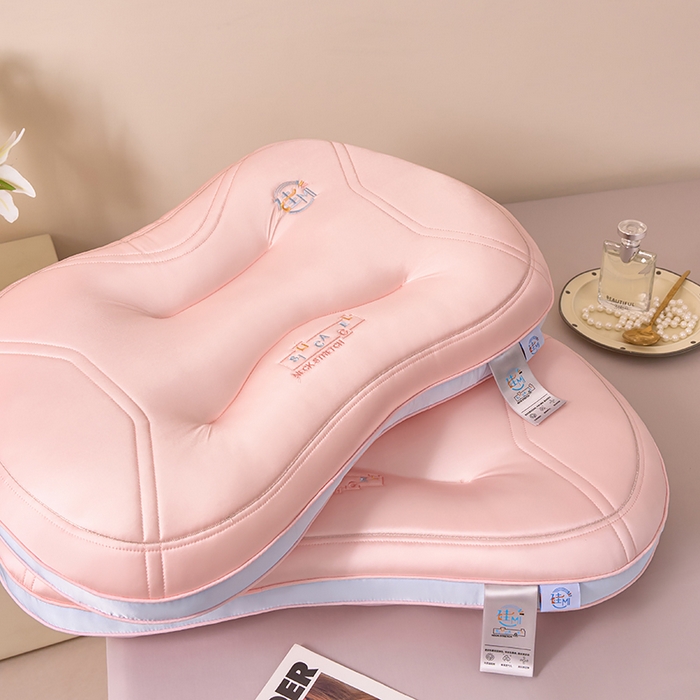 91家纺网 家纺一手货源 找家纺 （总）仁宇枕业 2025新款新品 硅MI-硅胶护颈枕学生枕头成人枕头枕芯