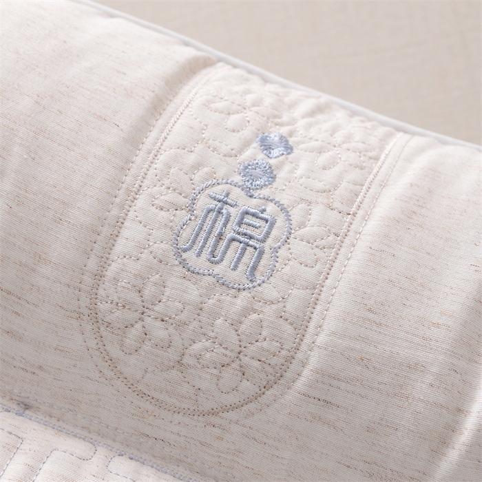 91家纺网 家纺一手货源 找家纺 （总）仁宇枕业 2025新款新品 棉麻羽丝绒舒适定型枕头枕芯