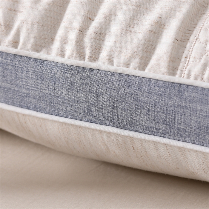 91家纺网 家纺一手货源 找家纺 （总）仁宇枕业 2025新款新品 棉麻羽丝绒舒适定型枕头枕芯