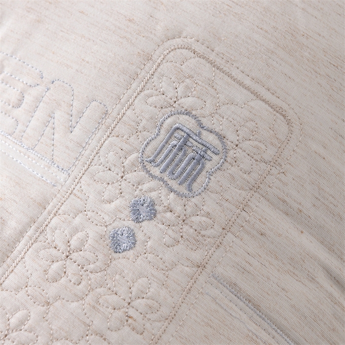 91家纺网 家纺一手货源 找家纺 （总）仁宇枕业 2025新款新品 棉麻羽丝绒舒适定型枕头枕芯