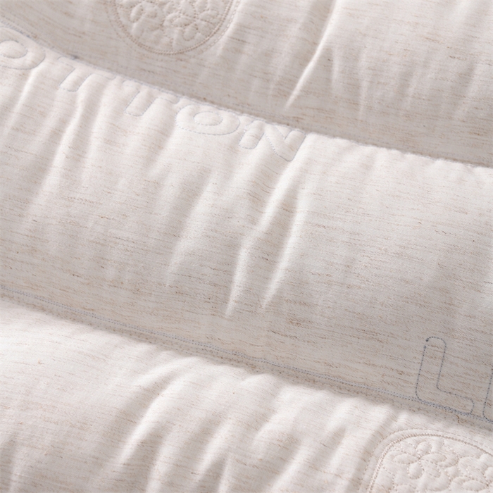 91家纺网 家纺一手货源 找家纺 （总）仁宇枕业 2025新款新品 棉麻羽丝绒舒适定型枕头枕芯