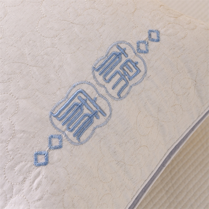 91家纺网 家纺一手货源 找家纺 （总）仁宇枕业 2025新款新品棉麻羽丝绒舒适定型枕头枕芯 棉麻舒适枕