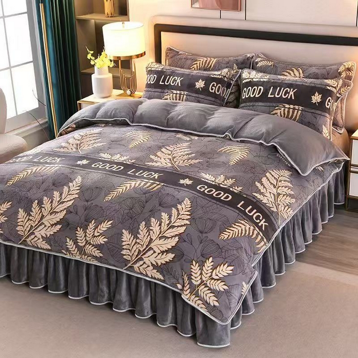 91家纺网 家纺一手货源 找家纺 （总）莱凯家纺 2025新款牛奶绒单被套