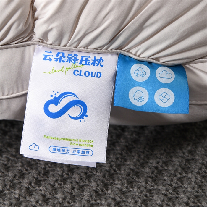 91家纺网 家纺一手货源 找家纺 （总）仁宇枕业 2025新款新品 日式软软糯糯面包羽丝绒舒适枕头枕芯