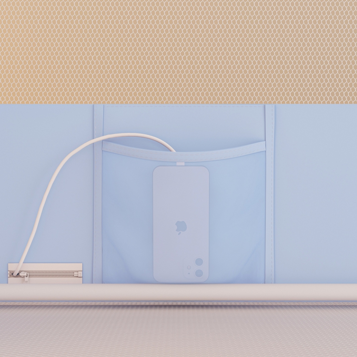 91家纺网 家纺一手货源 找家纺 艾晶美家纺有限公司 2025新款韩版卡通印花坐式蚊帐布帘款 Kmi瞄蓝