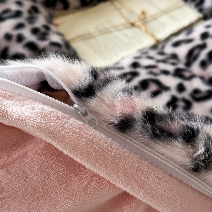 91家纺网 家纺一手货源 找家纺 （总）九花鹿 2025新款丹麦皮草绒水貂绒四件套