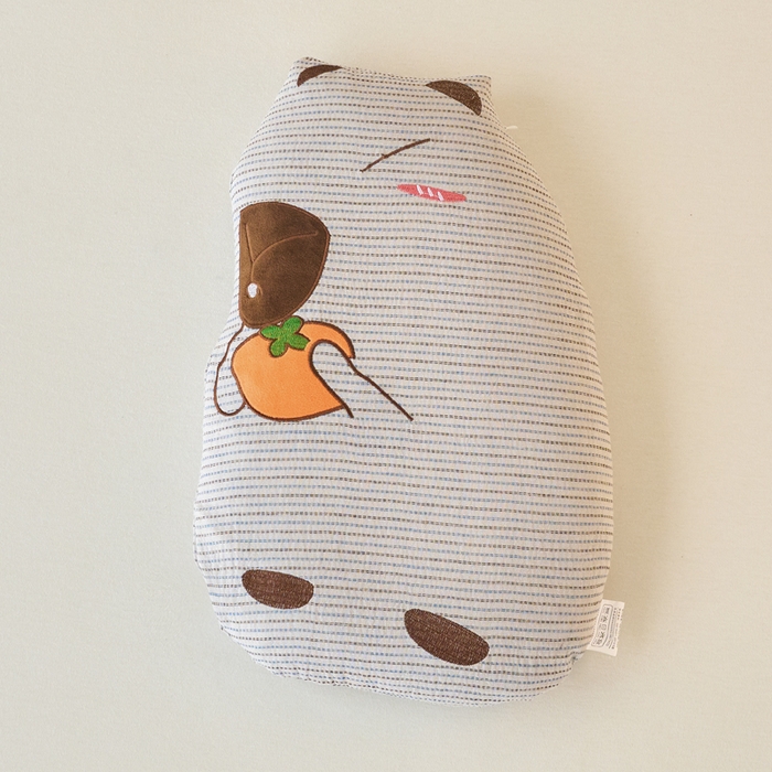 91家纺网 家纺一手货源 找家纺 （总）明星枕业 2025新款卡通卡皮巴拉全棉双层纱荞麦枕头儿童午睡抱枕枕芯