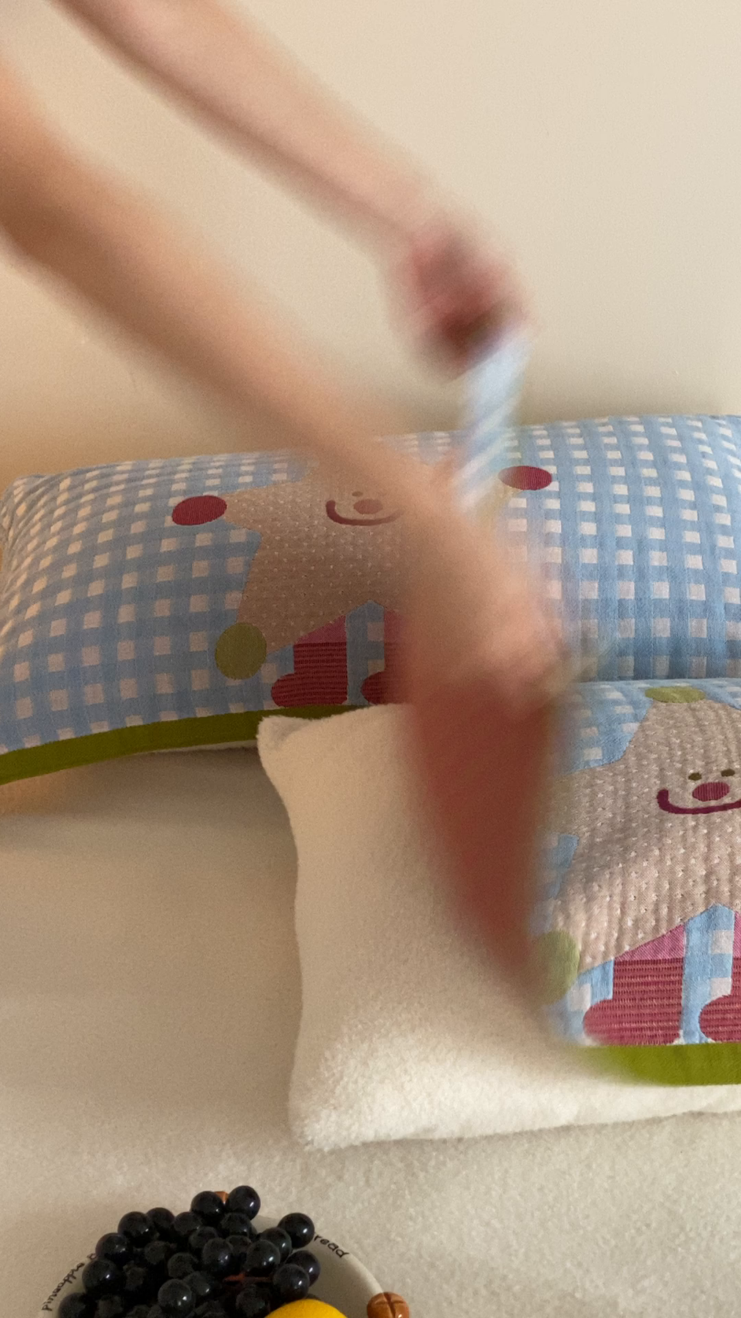 91家纺网 家纺一手货源 找家纺 麻依 2025新款治愈风全棉纯棉四层纱布枕巾 亮晶晶