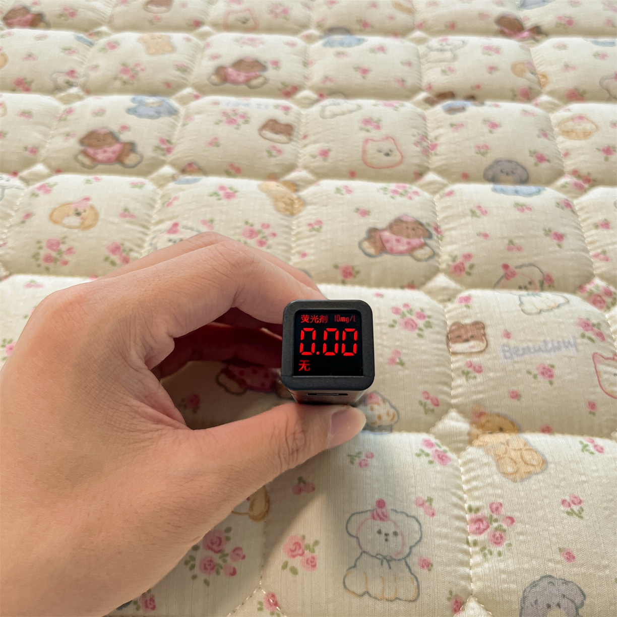 91家纺网 家纺一手货源 找家纺 九亭家纺 2025新款A类皱皱纱印花防水夹棉床笠 普通款-萌熊花漾