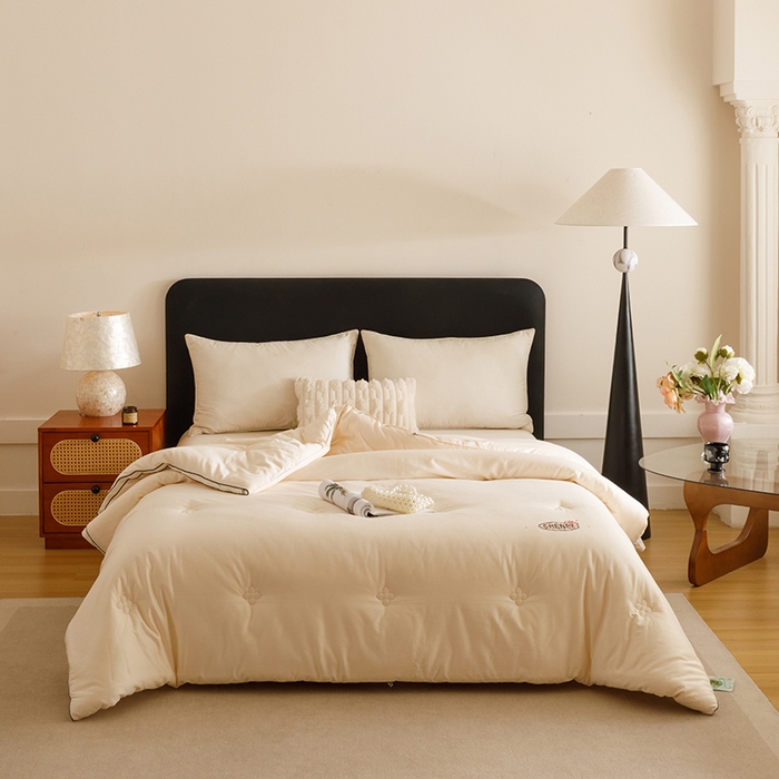 91家纺网 家纺一手货源 找家纺 （总）米洛贝伊 2025新款艾绒暖芯被大豆被被子被芯冬被