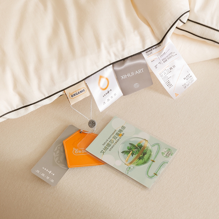 91家纺网 家纺一手货源 找家纺 米洛贝伊 2025新款艾绒暖芯被大豆被被子被芯冬被 奶杏色