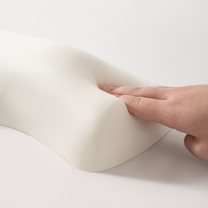 91家纺网 家纺一手货源 找家纺 小米枕芯 2025新款深睡零压记忆棉枕护颈牵引枕枕头枕芯三色 蓝色