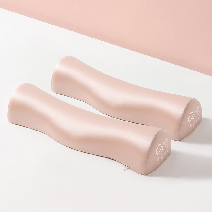 小米枕芯 2025新款深睡零压记忆棉枕护颈牵引枕枕头枕芯三色 粉色