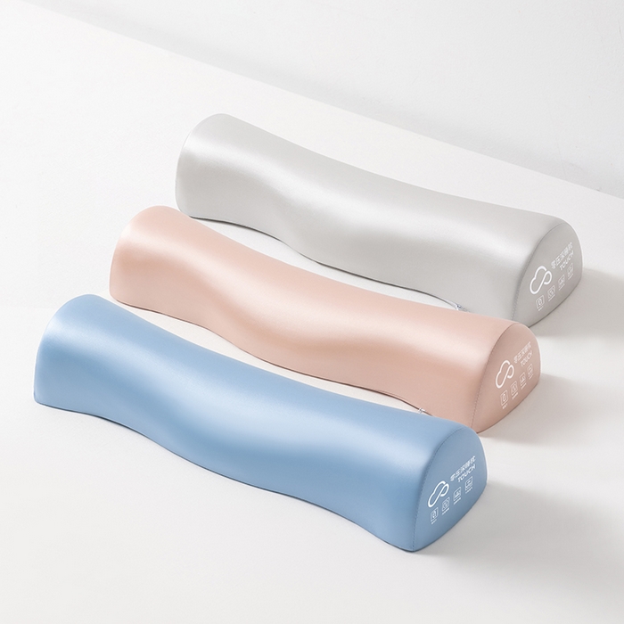 91家纺网 家纺一手货源 找家纺 小米枕芯 2025新款深睡零压记忆棉枕护颈牵引枕枕头枕芯三色 灰色