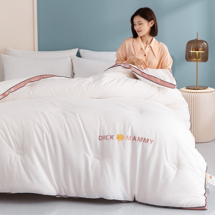 91家纺网 家纺一手货源 找家纺 （总）美丽折家纺 2025新款大豆被冬被-山茶花系列一