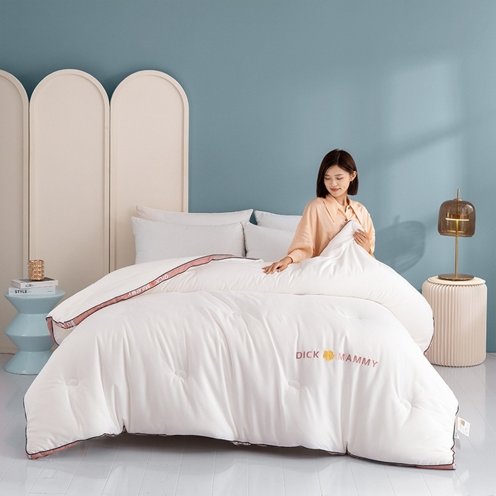 91家纺网 家纺一手货源 找家纺 （总）美丽折家纺 2025新款大豆被冬被-山茶花系列一