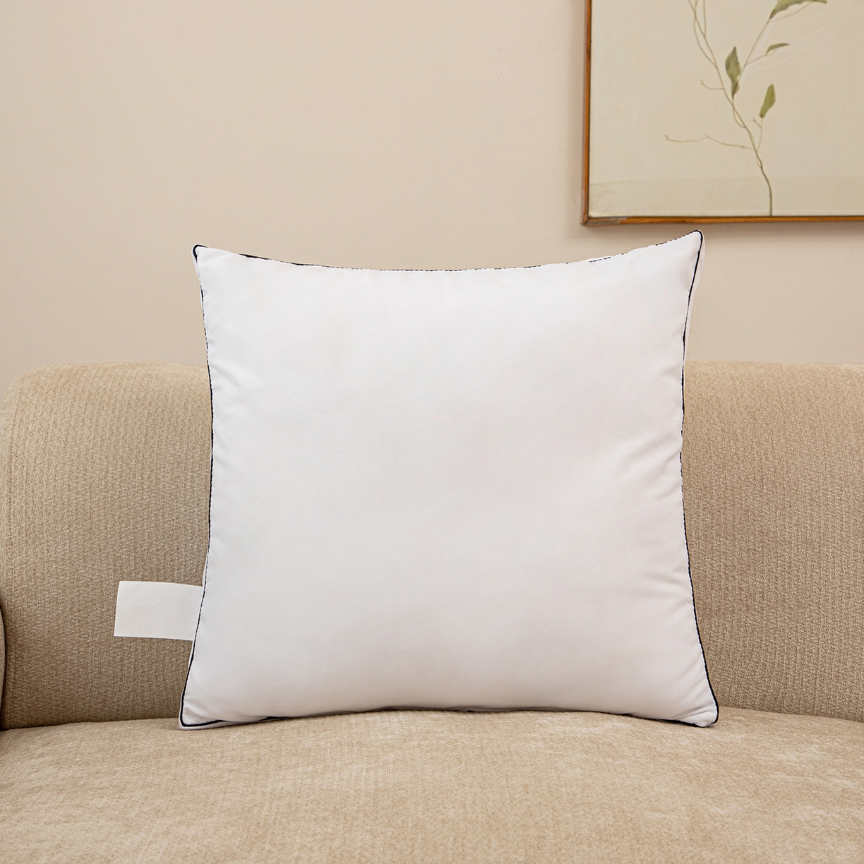 91家纺网 家纺一手货源 找家纺 （总）沐沐家纺 2025新款立体黑边磨毛枕芯