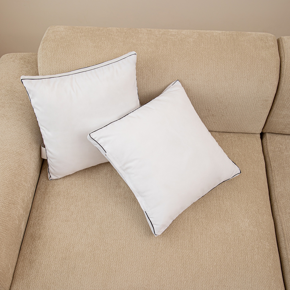 91家纺网 家纺一手货源 找家纺 （总）沐沐家纺 2025新款立体黑边磨毛枕芯