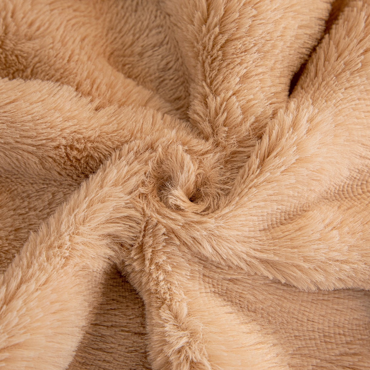 91家纺网 家纺一手货源 找家纺 沐沐家纺 2026新款兔毛沙发垫 咖色