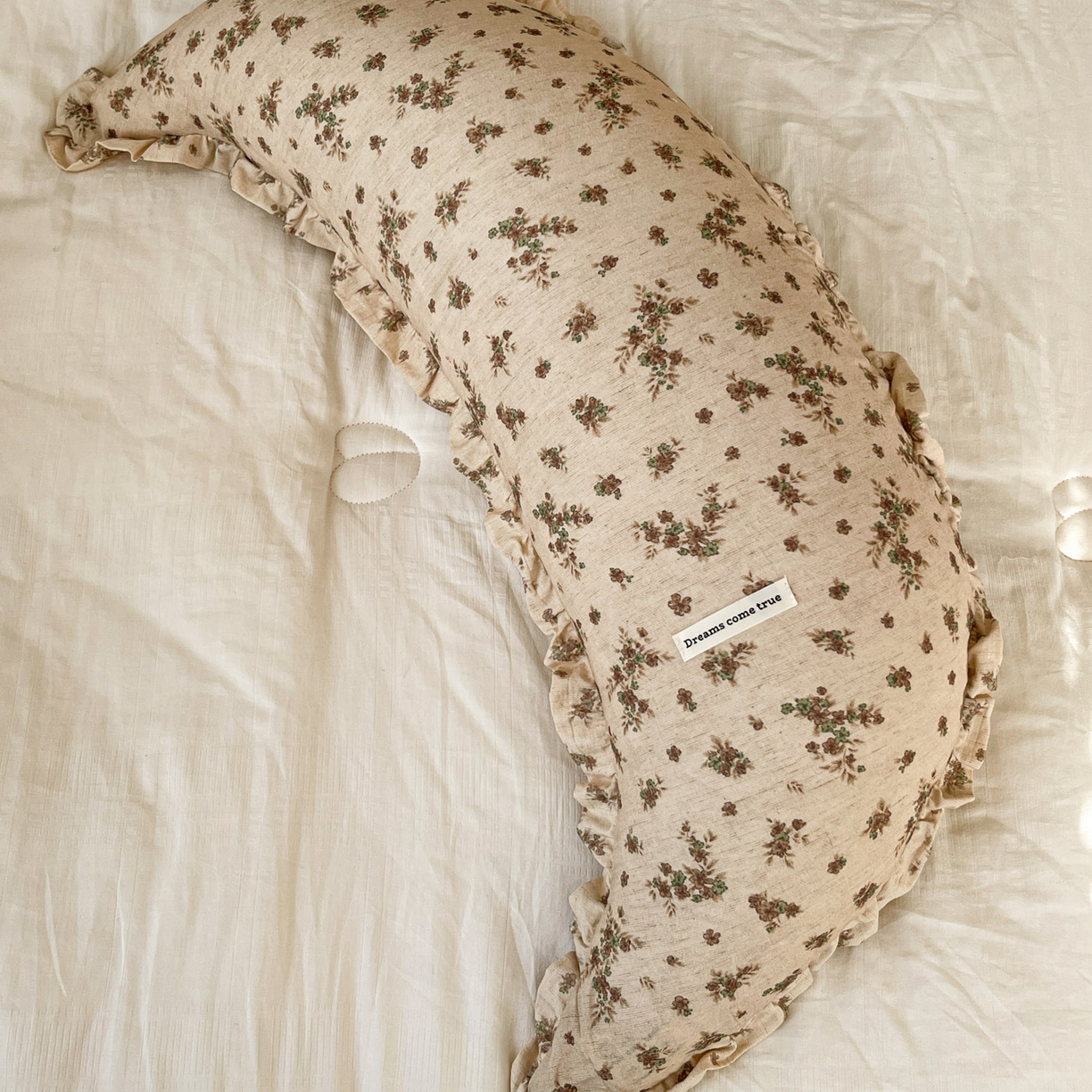 91家纺网 家纺一手货源 找家纺 亦帆枕芯 2025新款棉麻月牙抱枕宝宝安抚枕可拆洗床头靠垫孕妇枕夹腿抱枕25x80cm 003号棉麻月牙抱枕