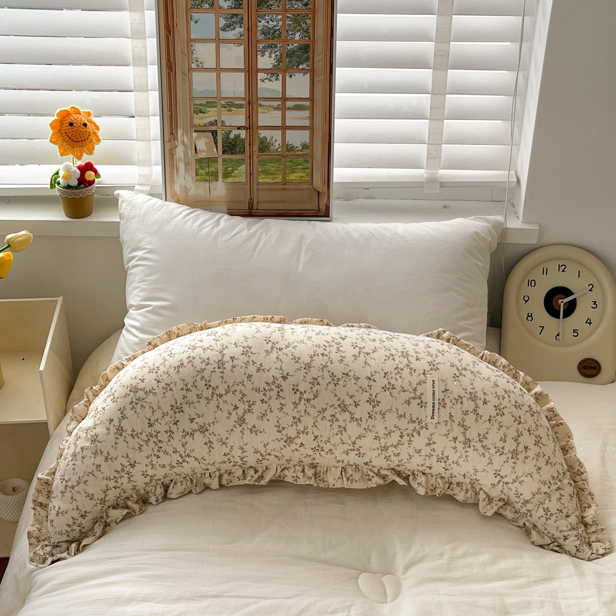 91家纺网 家纺一手货源 找家纺 亦帆枕芯 2025新款棉麻月牙抱枕宝宝安抚枕可拆洗床头靠垫孕妇枕夹腿抱枕25x80cm 001号棉麻月牙抱枕