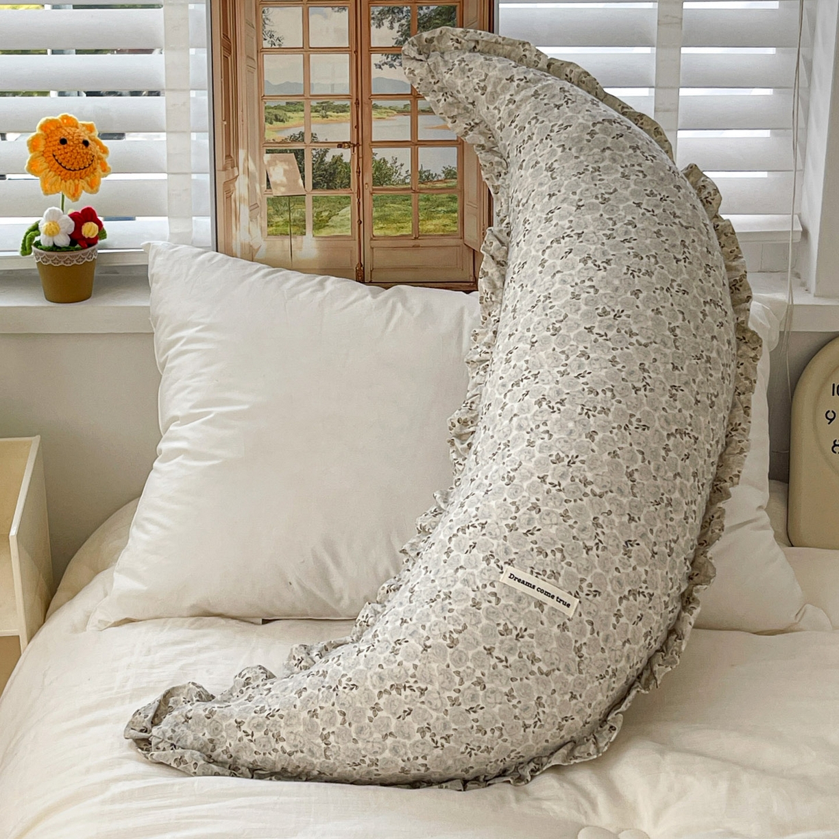 91家纺网 家纺一手货源 找家纺 亦帆枕芯 2025新款棉麻月牙抱枕宝宝安抚枕可拆洗床头靠垫孕妇枕夹腿抱枕25x80cm 004号棉麻月牙抱枕