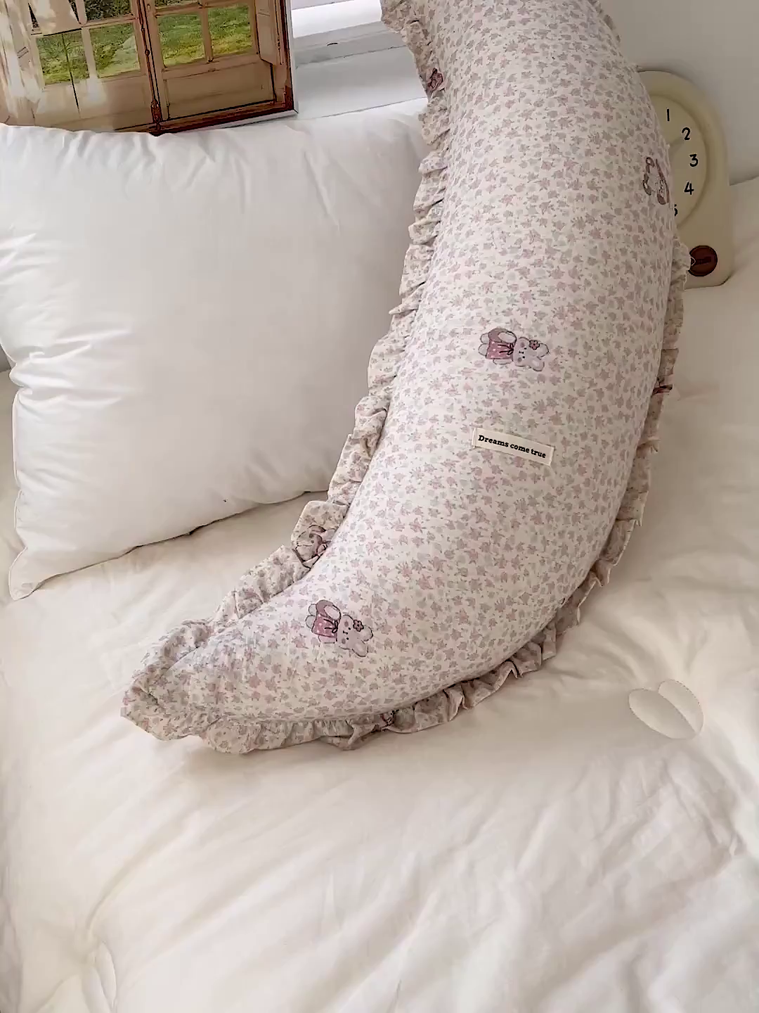 91家纺网 家纺一手货源 找家纺 亦帆枕芯 2025新款棉麻月牙抱枕宝宝安抚枕可拆洗床头靠垫孕妇枕夹腿抱枕25x80cm 002号棉麻月牙抱枕