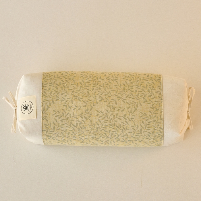 明星枕业 2025新款棉麻荞麦枕头护颈椎助睡眠成人荞麦壳枕芯护颈枕不塌陷单人 金银花-黄