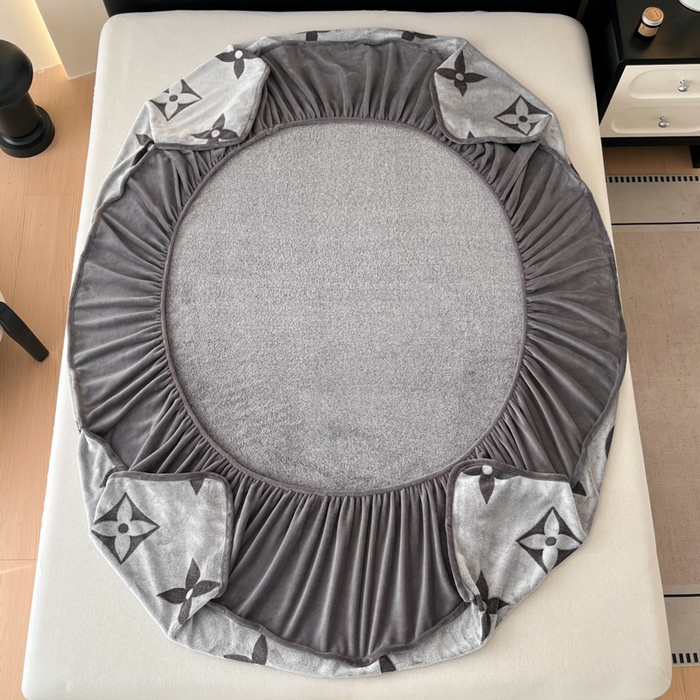 91家纺网 家纺一手货源 找家纺 （总）2025新款A类牛奶绒立体雕花床笠床罩床垫套 【跨境供货】可真空压缩