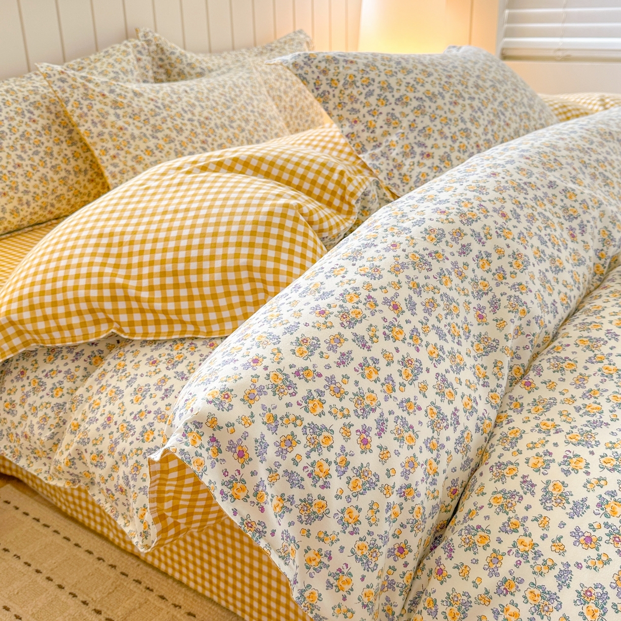 91家纺网 家纺一手货源 找家纺 （总）简冠家纺 2025新款植物羊绒磨毛四件套